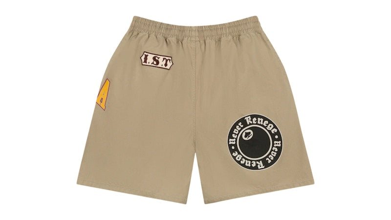 Short haut kaki Denim Tears x Stussy Jamaica Marron