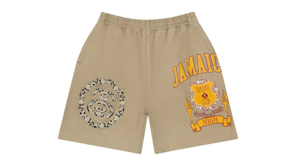 Short haut kaki Denim Tears x Stussy Jamaica Marron