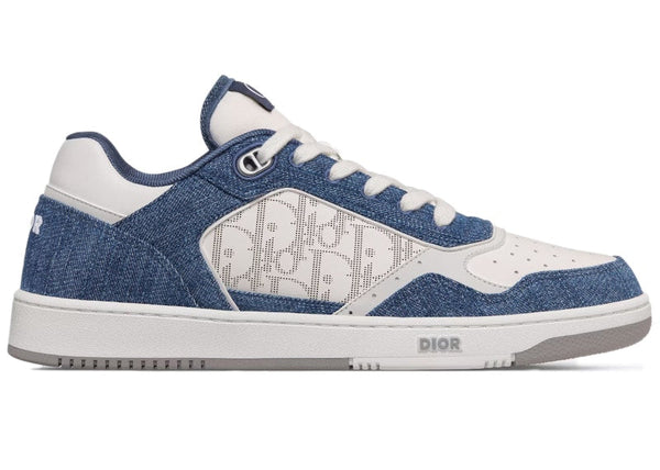 Dior B27 Low Blanc Bleu Denim