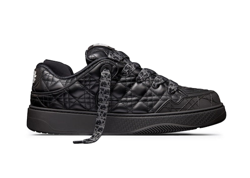 Dior B9S Skater ERL Cuir de veau Cannage matelassé noir