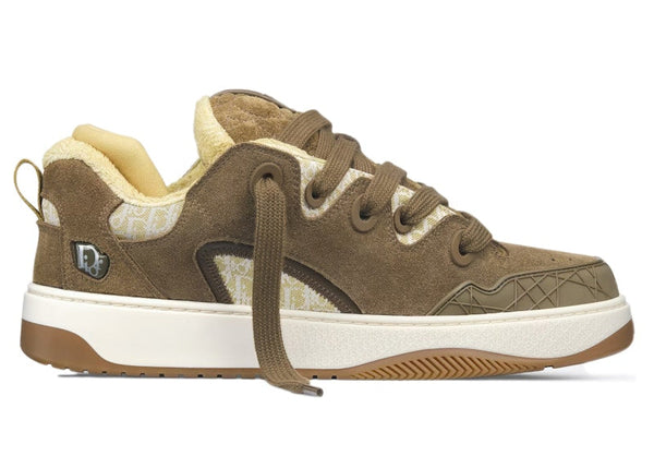 Dior B9S Skater en daim kaki