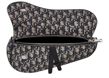 Sac Saddle Dior Oblique Noir