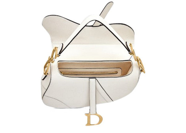Sac Saddle Dior Blanc Cassé
