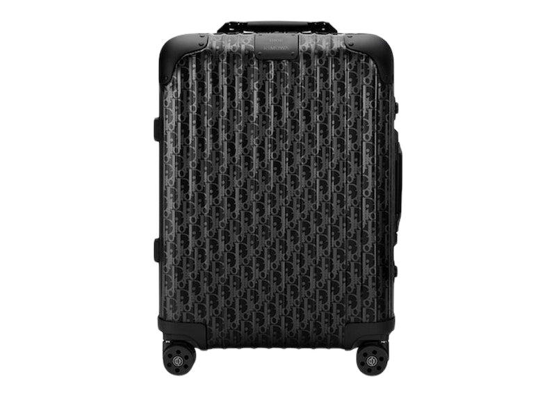 Valise Cabine Dior et RIMOWA Noire