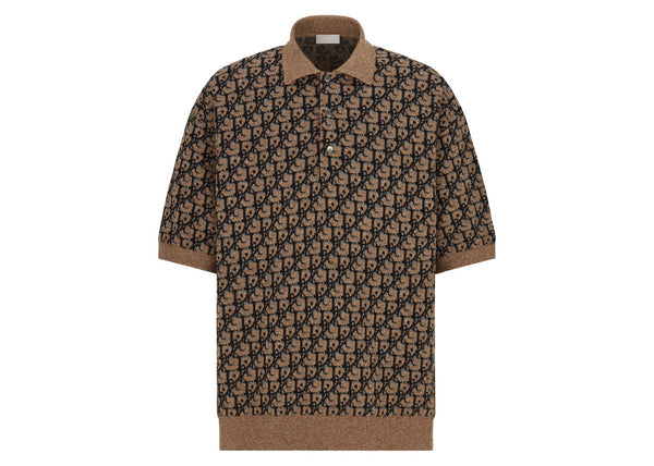 Polo oversize Dior x CACTUS JACK Beige/Noir