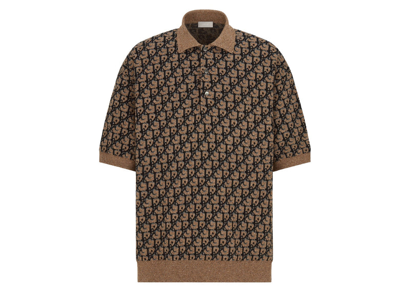 Polo oversize Dior x CACTUS JACK Beige/Noir