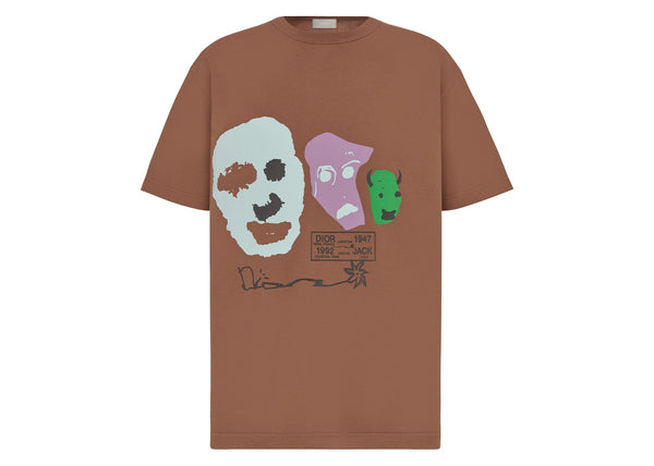 T-shirt oversize Dior x CACTUS JACK Marron Café