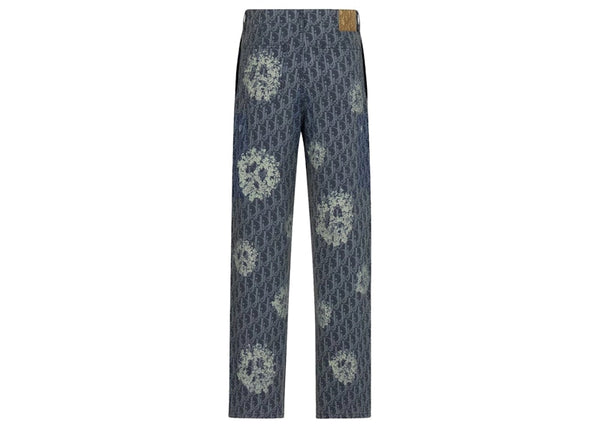 Jean Carpenter en denim de coton Dior x Denim Tears Bleu