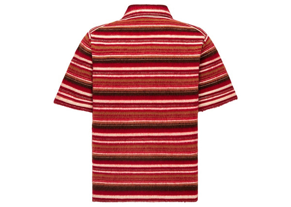 Chemise en maille mohair Dior x Denim Tears Polo Marron/Rouge