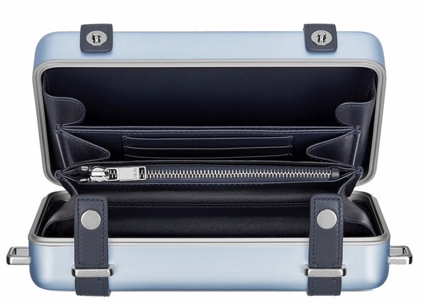 Dior x RIMOWA Personal Clutch On Strap Aluminium Blue