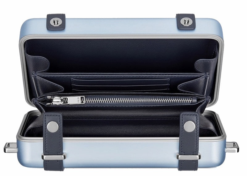 Dior x RIMOWA Personal Clutch On Strap Aluminium Blue