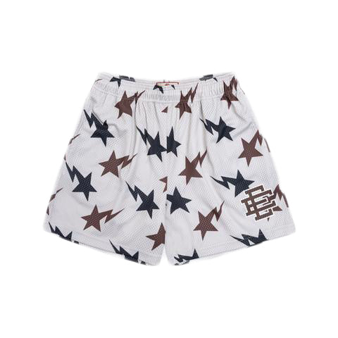Short Eric Emanuel x BAPE EE Basic Crème/Marron/Marine