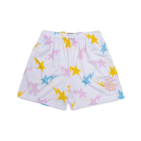 Short Eric Emanuel x BAPE EE Basic Blanc/Jaune/Bleu/Rose