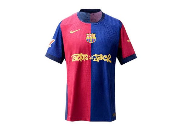 Maillot FC Barcelone x Travis Scott Édition Limitée Match Domicile 2024/25 Bleu/Écarlate