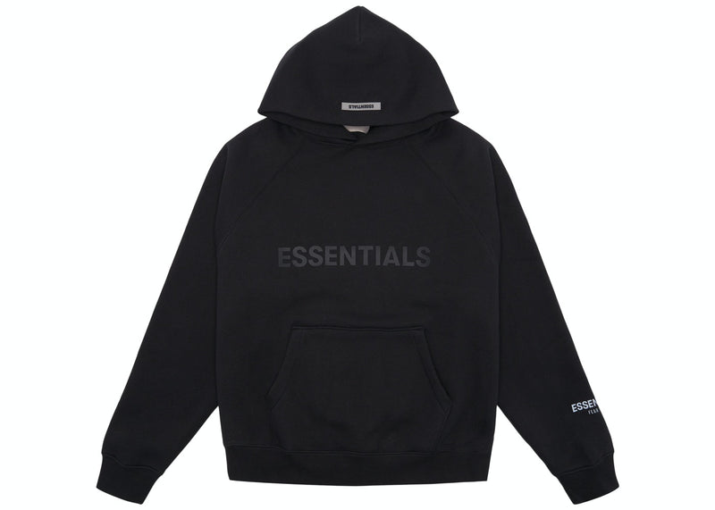 Fear Of God-Essentials 3D Silicon Applique Pullover Hoodie Dark Slate