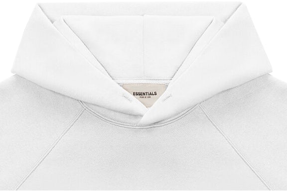 Sweat à capuche Fear of God Essentials avec logo appliqué blanc