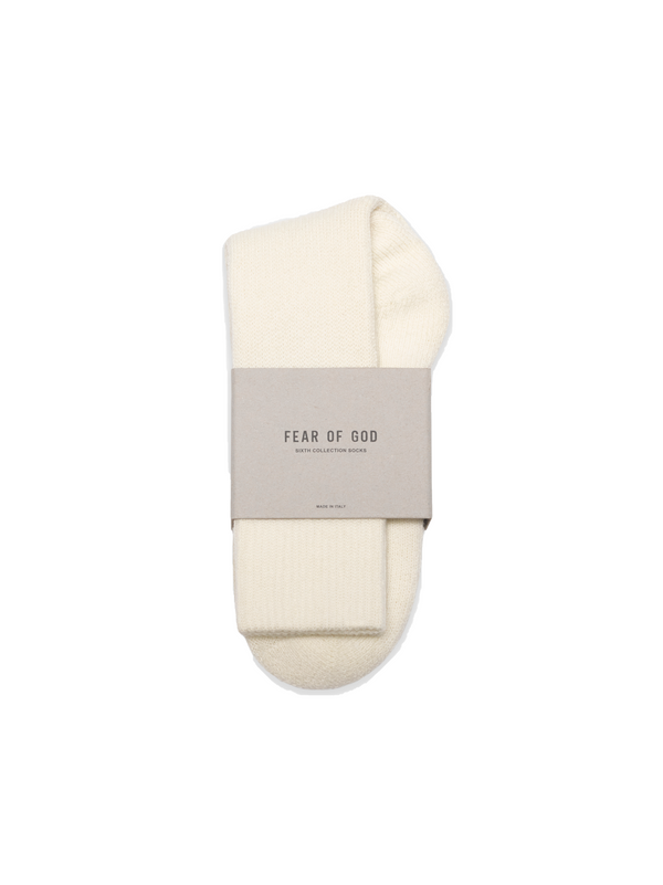Chaussettes en laine Fear of God Crème