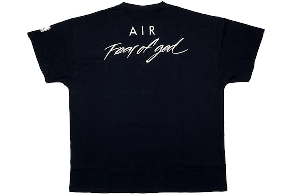 T-shirt Fear of God x Nike Air Fear of God Noir