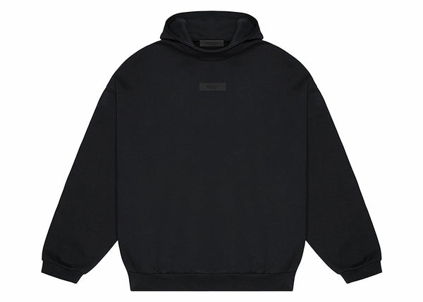 Fear of God Essentials Chest Logo Hoodie Jet Black/Jet Black