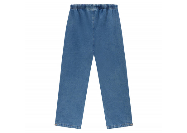 Pantalon de détente en denim Fear of God Essentials Core Collection, délavage moyen
