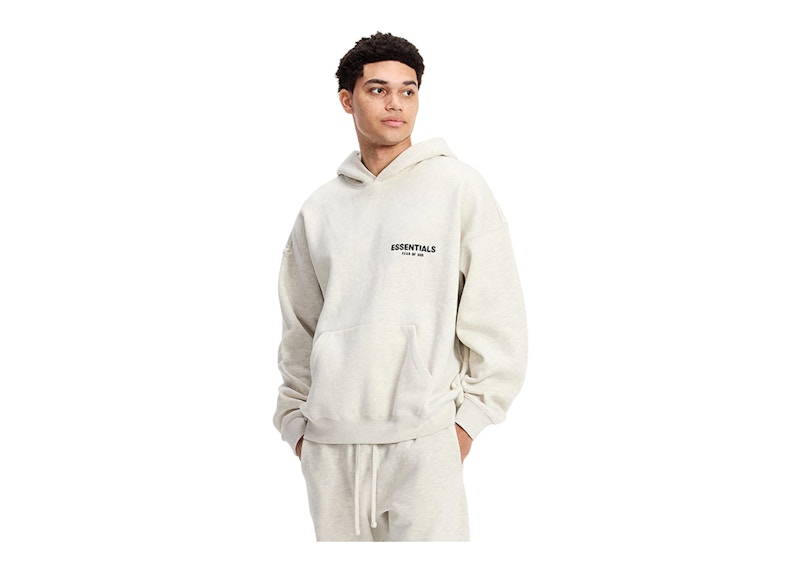 Sweat à capuche Fear of God Essentials, avoine légère