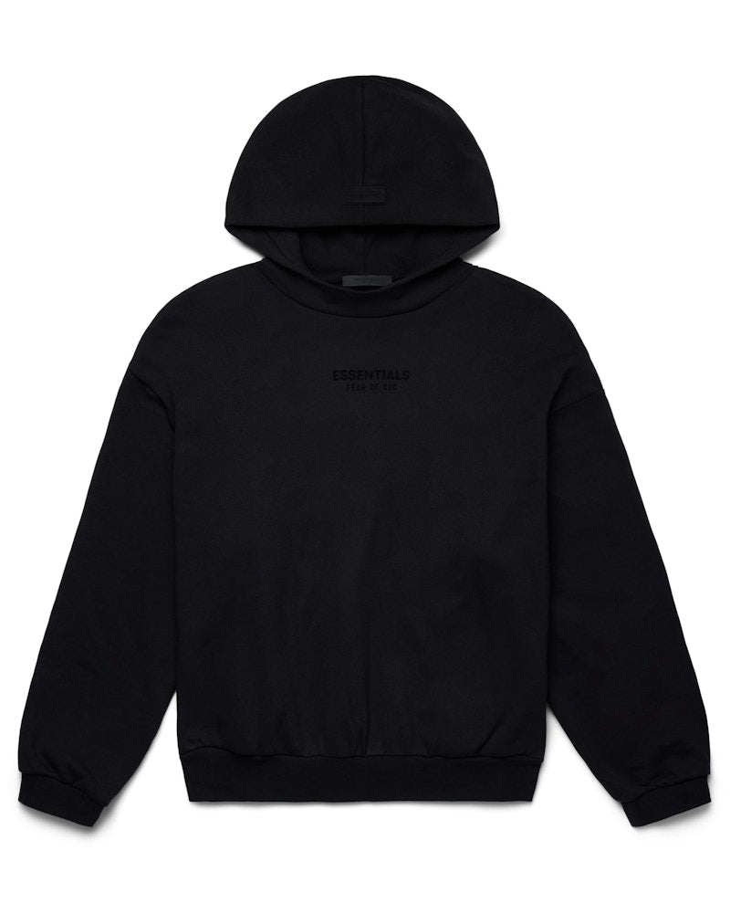 Fear of God Essentials Hoodie Jet Black