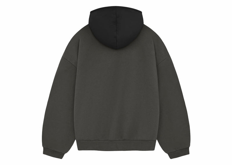 Sweat à capuche en nylon polaire Fear of God Essentials, encre/noir de jais