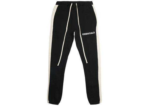 Pantalon de survêtement à rayures latérales Fear of God Essentials noir