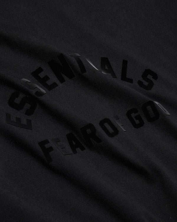 T-shirt à logo Arch Essentials Fear of God, noir de jais