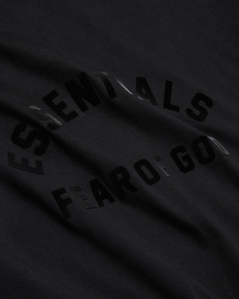 T-shirt à logo Arch Essentials Fear of God, noir de jais