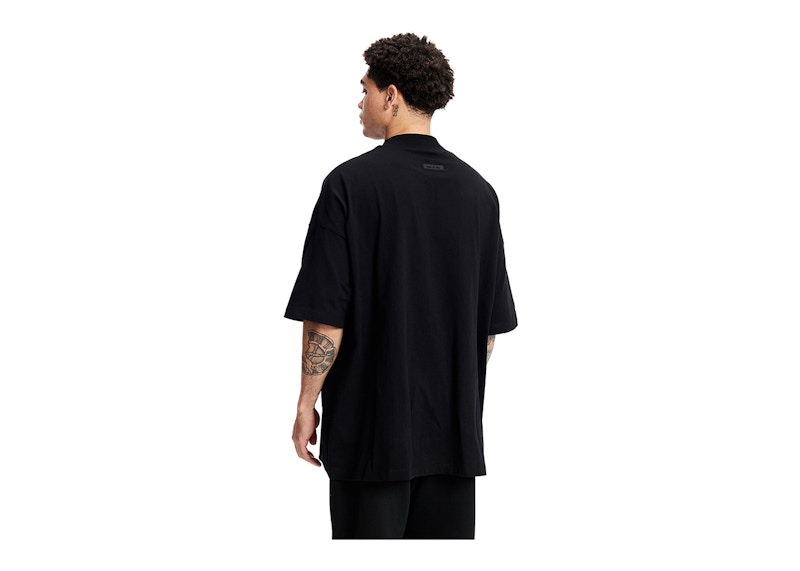 T-shirt à logo Arch Essentials Fear of God, noir de jais