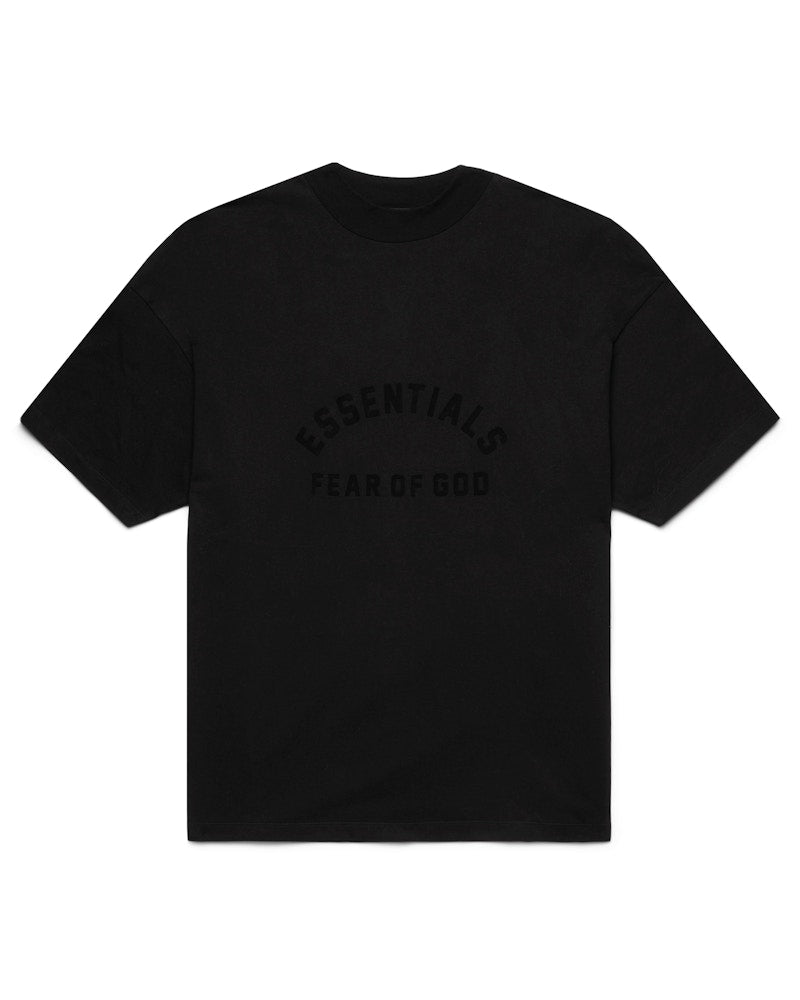 T-shirt à logo Arch Essentials Fear of God, noir de jais