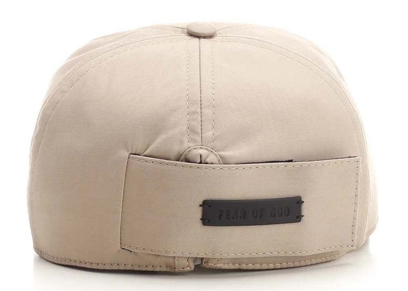Casquette de baseball beige avec logo Fear of God 