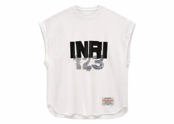 T-shirt coupé Fear of God x RRR123 INRI blanc vintage