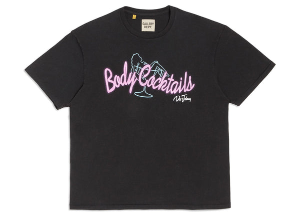 T-shirt noir Body Cocktails du département Galerie 