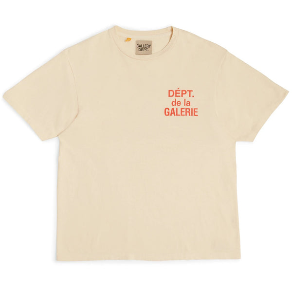 T-shirt français Crème/Orange du département Galerie 