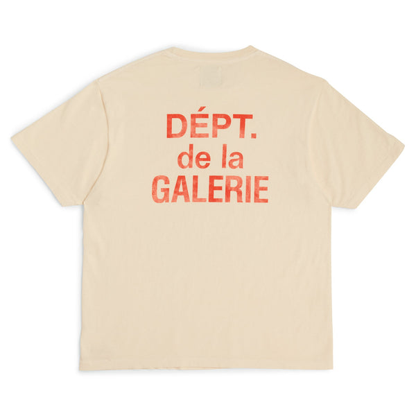 T-shirt français Crème/Orange du département Galerie 