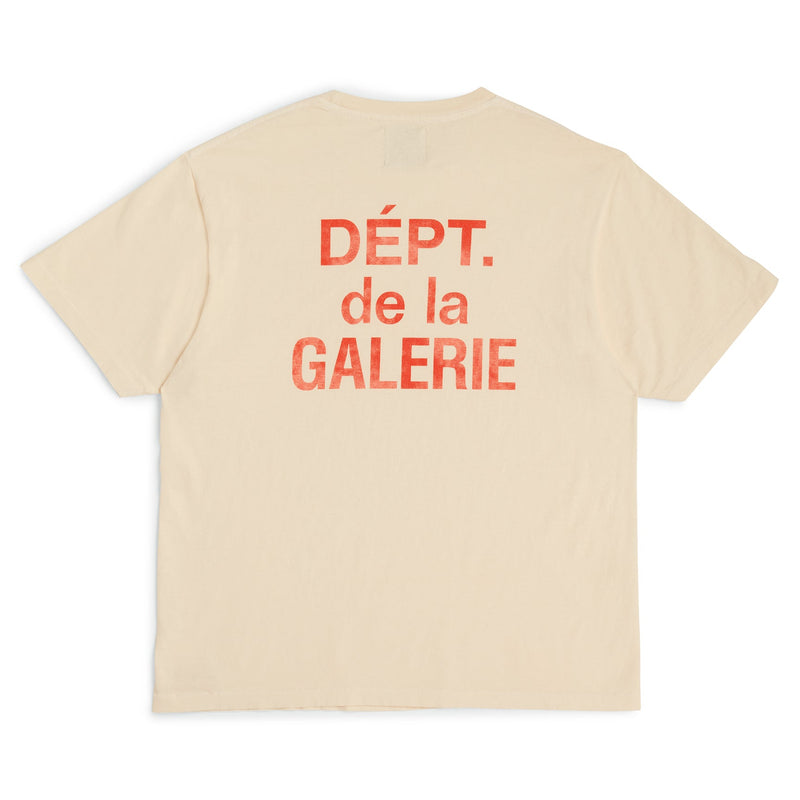 T-shirt français Crème/Orange du département Galerie 
