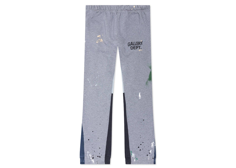 Pantalon de survêtement évasé peint Gallery Dept. Gris chiné 