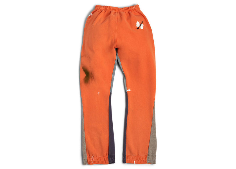 Pantalon de survêtement évasé peint orange du département Galerie 