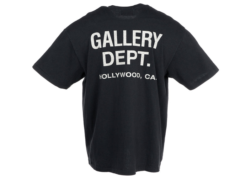 T-shirt souvenir du département des galeries, noir et blanc