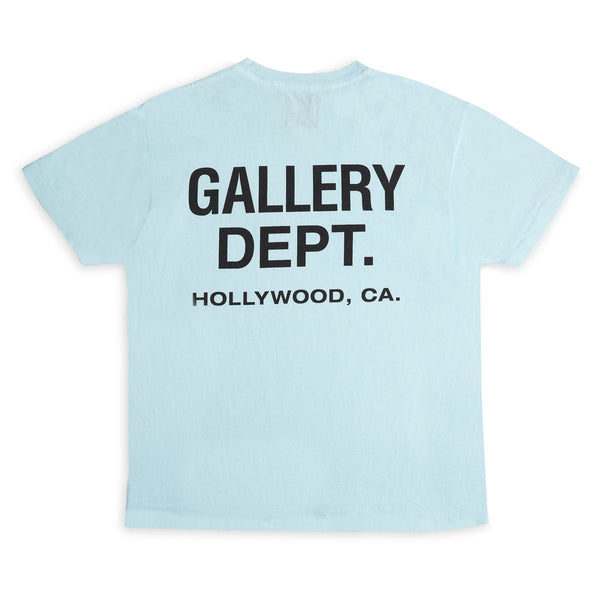 T-shirt souvenir du département des galeries bleu bébé