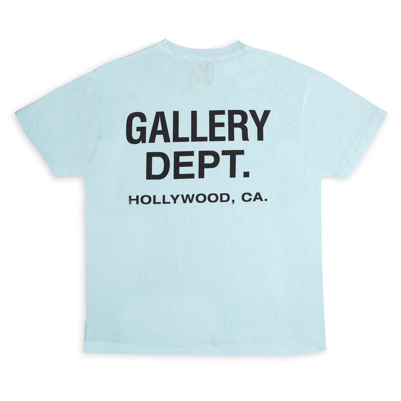 T-shirt souvenir du département des galeries bleu bébé