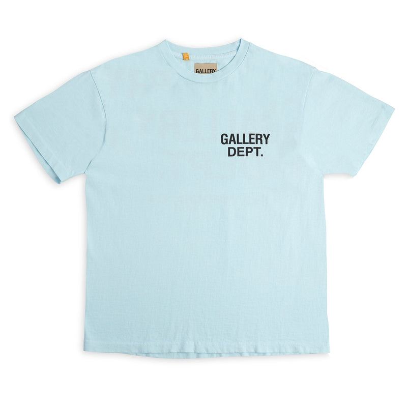 T-shirt souvenir du département des galeries bleu bébé