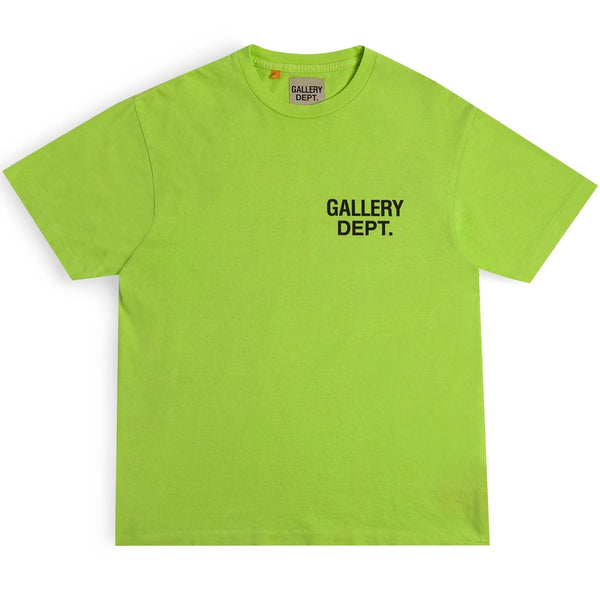 T-shirt souvenir du département des galeries, vert citron