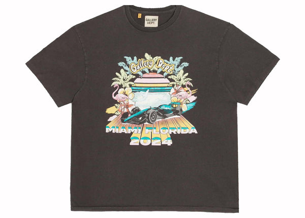 T-shirt vintage noir « Grand Prix de Miami » de la galerie Dept. x Miami International Autodrone 