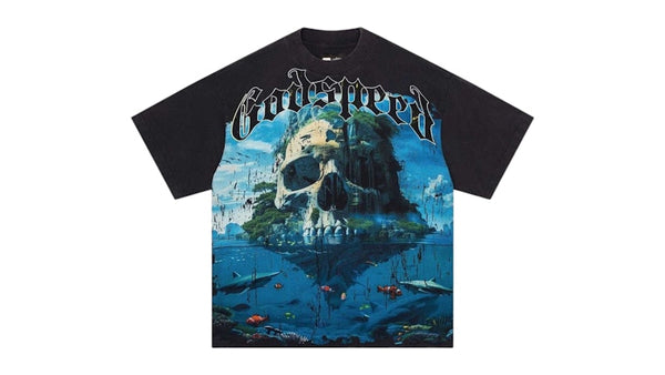 Godspeed Skull Island T-Shirt Grey