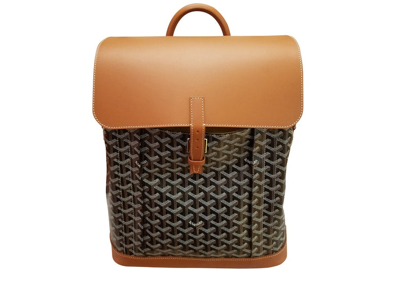 Goyard Alpin Sac à dos Goyardine Noir/Tan