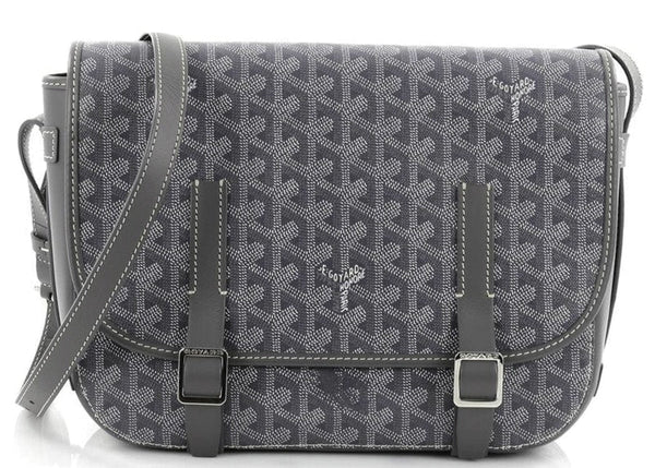 Goyard Belvedere Messenger Goyardine MM Gris