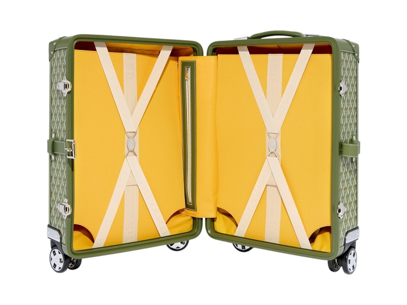 Valise trolley Goyard Bourget PM Kaki